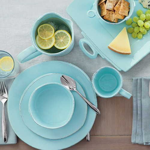 Vietri Lastra Aqua Dinnerware Vietri Lastra Aqua Dinnerware